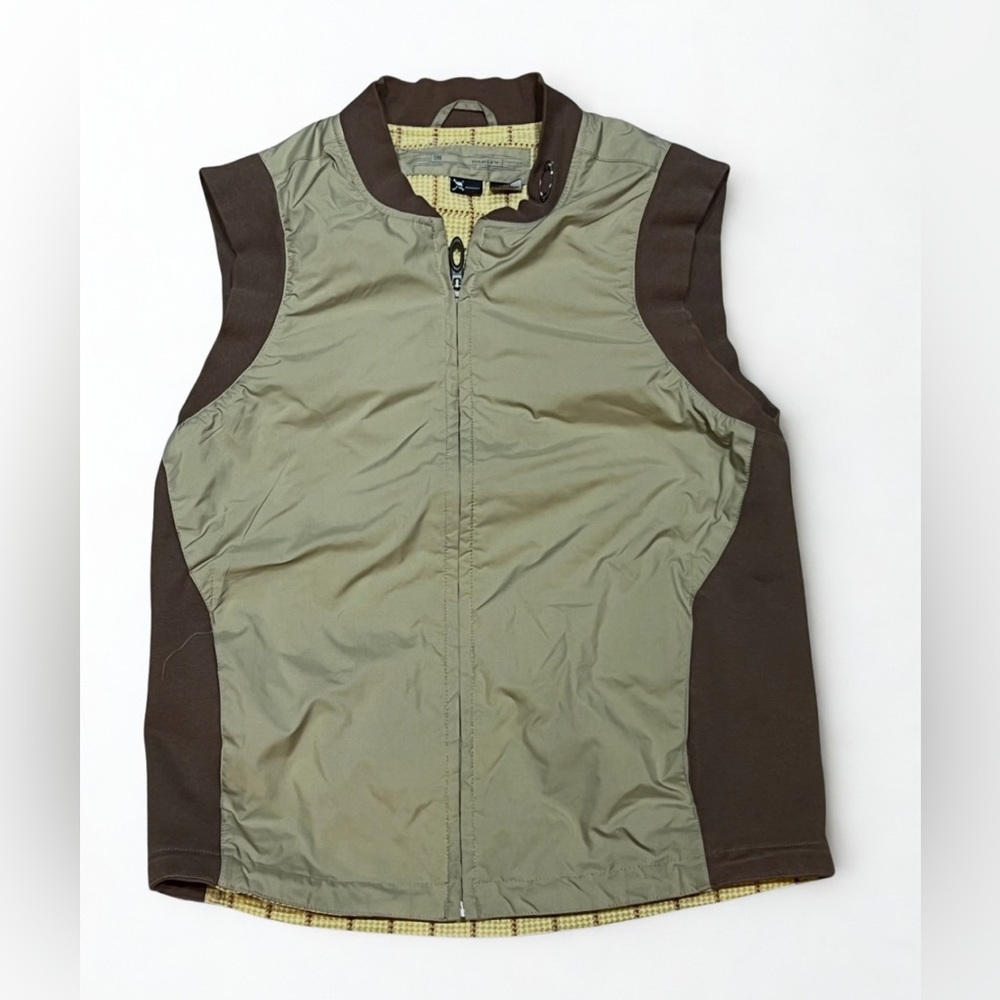 Oakley Technical Vest Beige Brown Full Zip Men’s Small